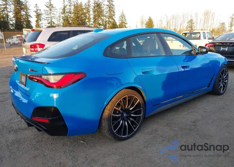 2024 BMW I4 Gran Coupe M50 z USA, uszkodzony, nr VIN WBY33AW07RFT43835